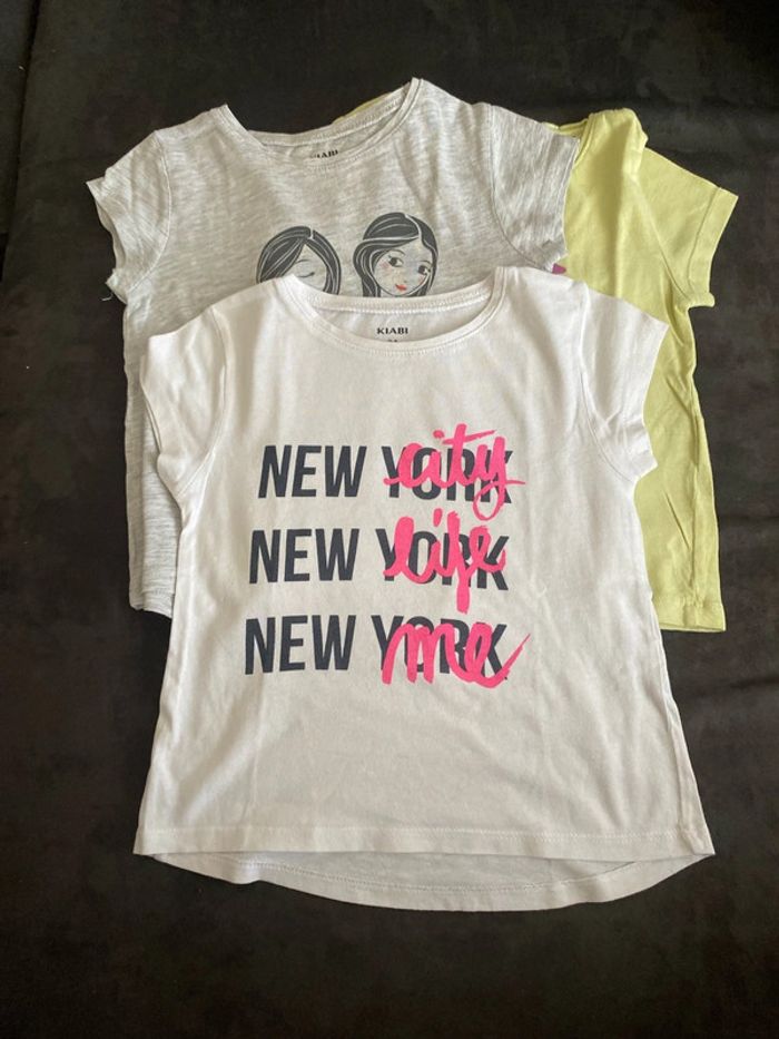 Lot 3 tee shirts fille 3 ans