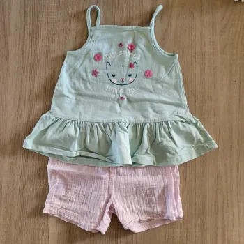 Ensemble short + débardeur 23 mois