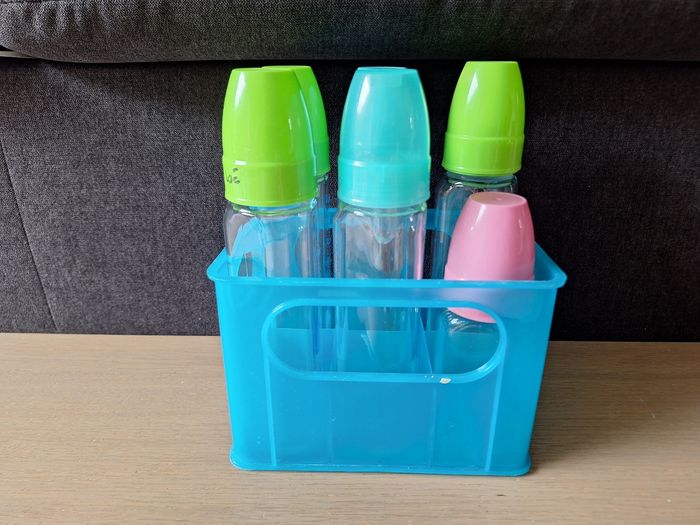 Lot de 6 biberons en verre - photo numéro 2