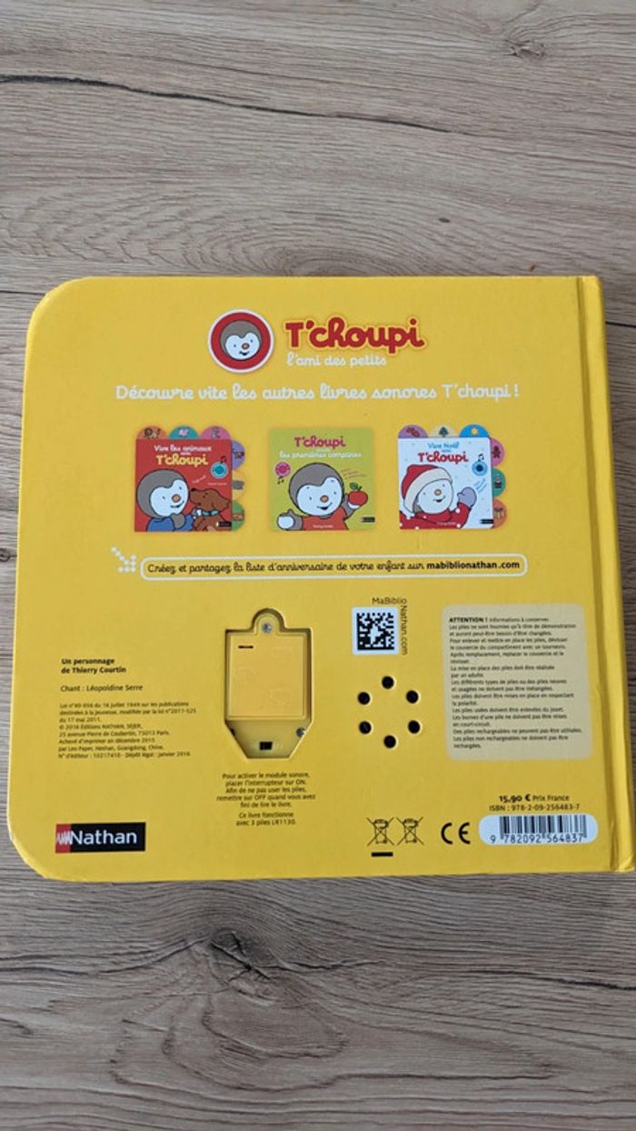 Livre Sonore de T'choupi - photo numéro 3
