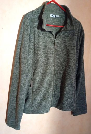 Veste polaire xl fin gris clair 