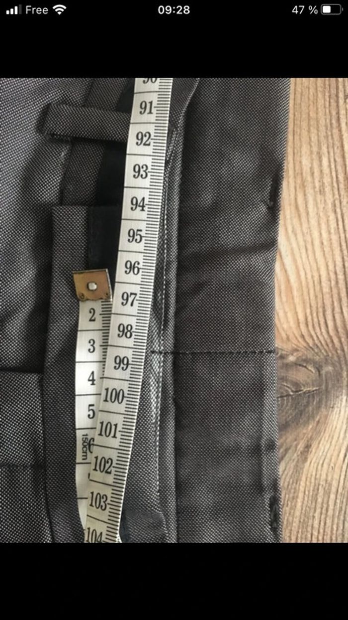 Pantalon gris Fitted costume taille 44 - photo numéro 6