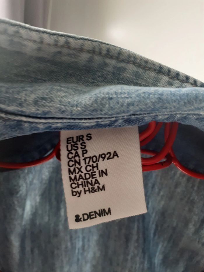 Superbe chemise en jean H&M - photo numéro 5