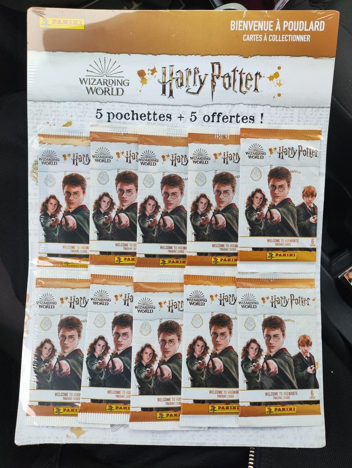 Cartes Panini Harry Potter 10 Pochettes Bienvenue à Poudlard