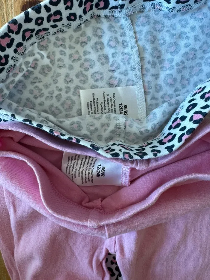 Leggings rose et léopard - photo numéro 3