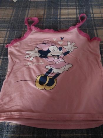 Débardeur Minnie rose taille 6-8 ans