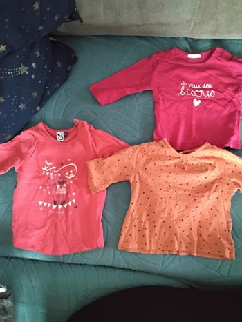 T shirt manche longue 3 mois