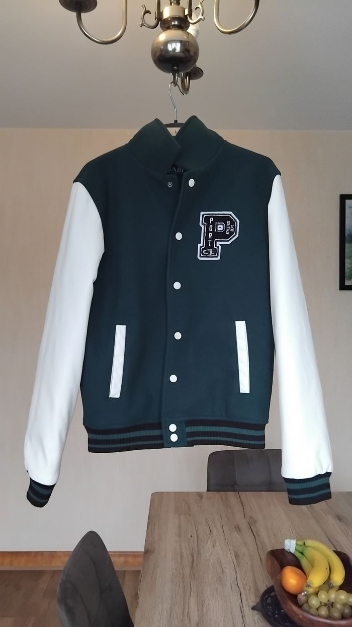 Blouson  vert et ecru - photo numéro 2