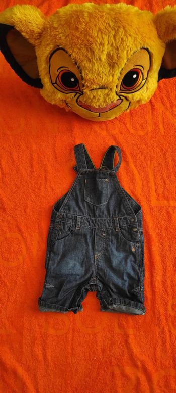 Salopette short Obaibi 3 mois 60 cm