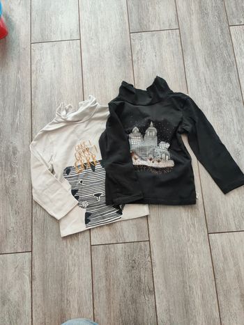 Lot 2 cols roulés 24m Kiabi