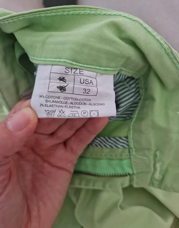 Short chino homme vert - photo numéro 5