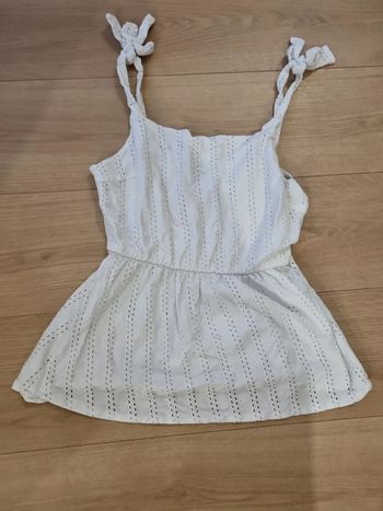 Debardeur blanc, taille M