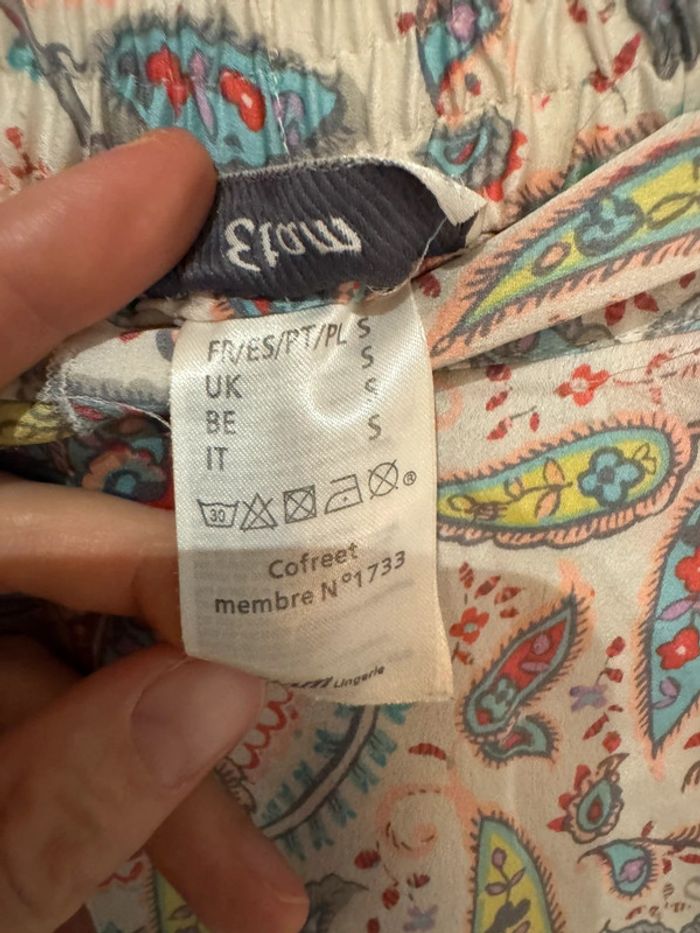 Short pyjama satiné taille S - photo numéro 5
