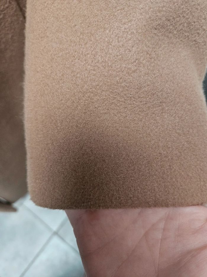 Zara manteau long marron clair taille L - photo numéro 3