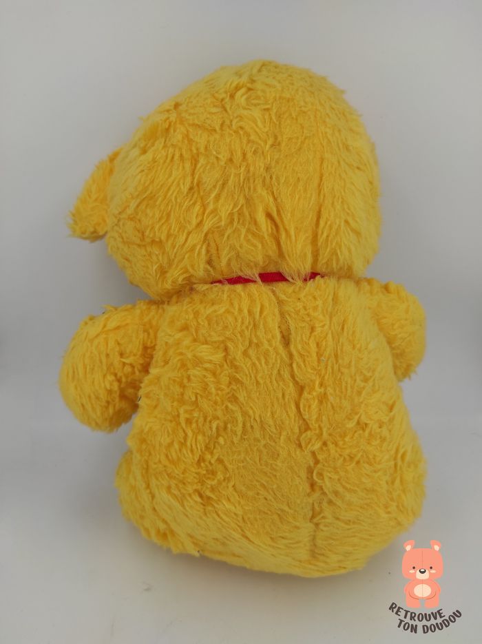 Ours en Peluche Jaune et Blanc Années 70' - photo numéro 2