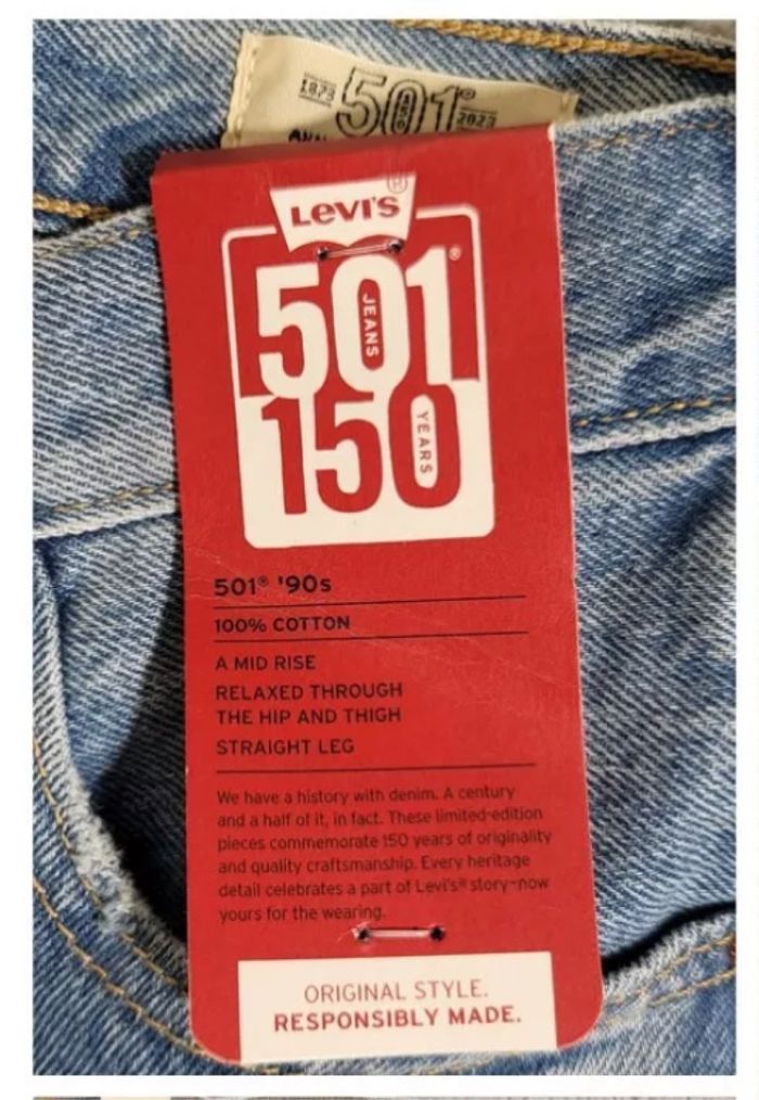 Jeans Levis 501 90’s - photo numéro 2
