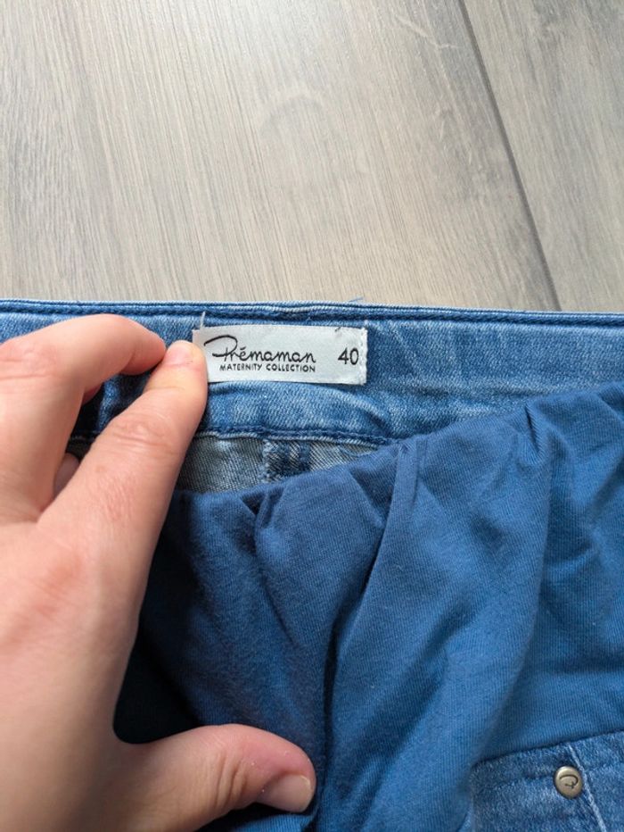 Pantalon jean de grossesse taille 40 premaman - photo numéro 2