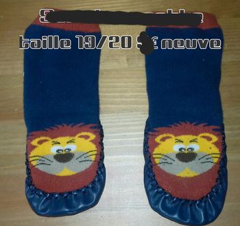 Pantoufles taille 19/20