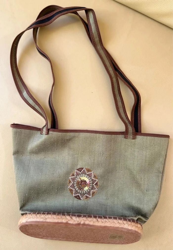 🤩 superbe sac NEUF en tissu et espadrille - photo numéro 7