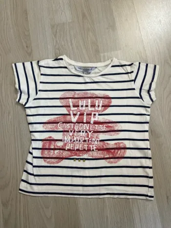 T-Shirt à manches courtes Lulu Castagnette Taille 6 ans