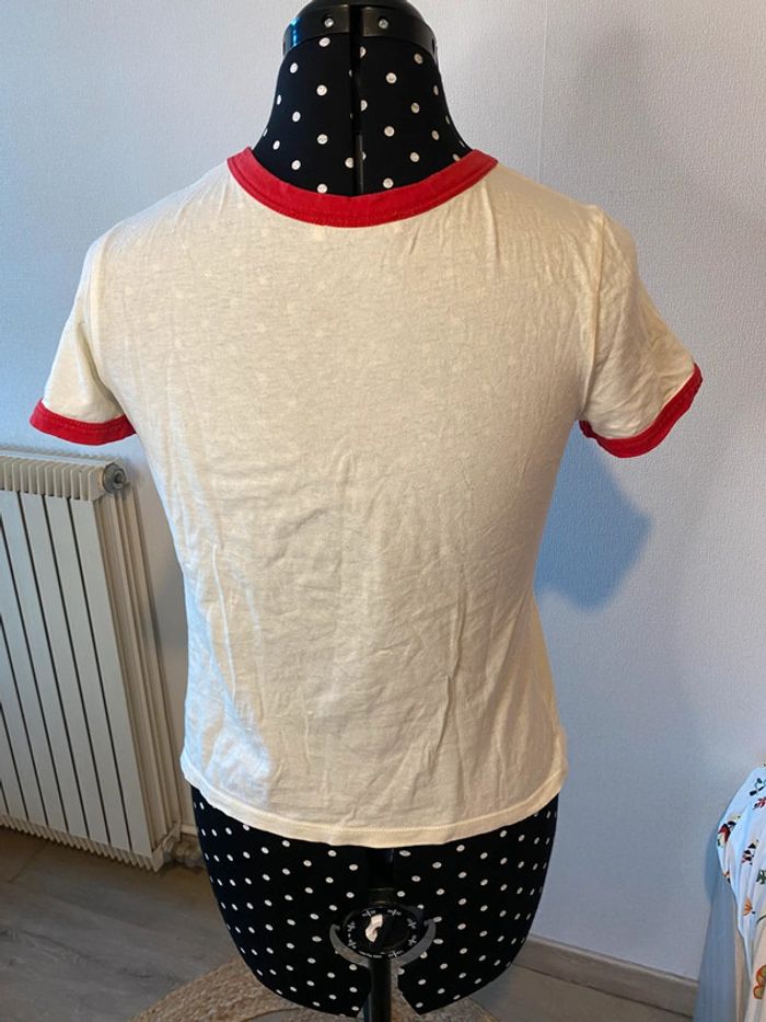 T-shirt arc en ciel style vintage taille S Zara Trafaluc - photo numéro 2