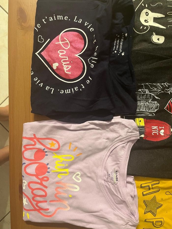 🩷 lot Tee-shirts ml 8 ans fille 🩷 - photo numéro 5