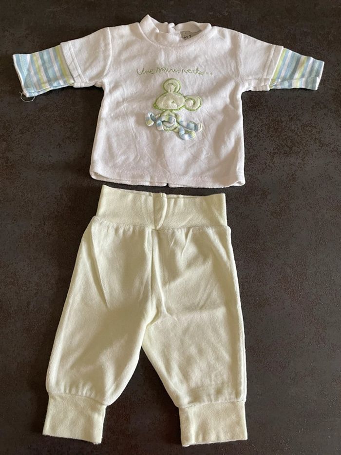 Lot pyjama bébé mixte 1 mois - photo numéro 2