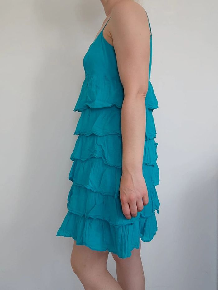 Promod Robe d’été bleue – Taille 38 – Très bon état - photo numéro 7