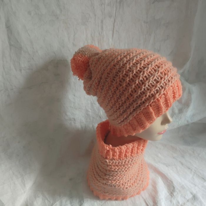 Ensemble Bonnet Col Unisexe - photo numéro 2