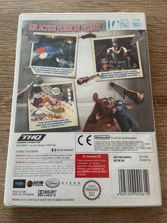 Disney ratatouille nintendo wii - photo numéro 3