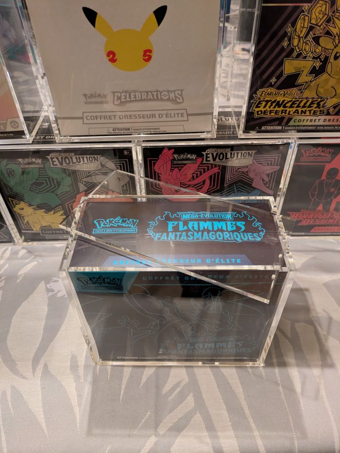 X5 Protection Acrylique Premium ETB Pokémon – Couvercle Aimanté - photo numéro 4