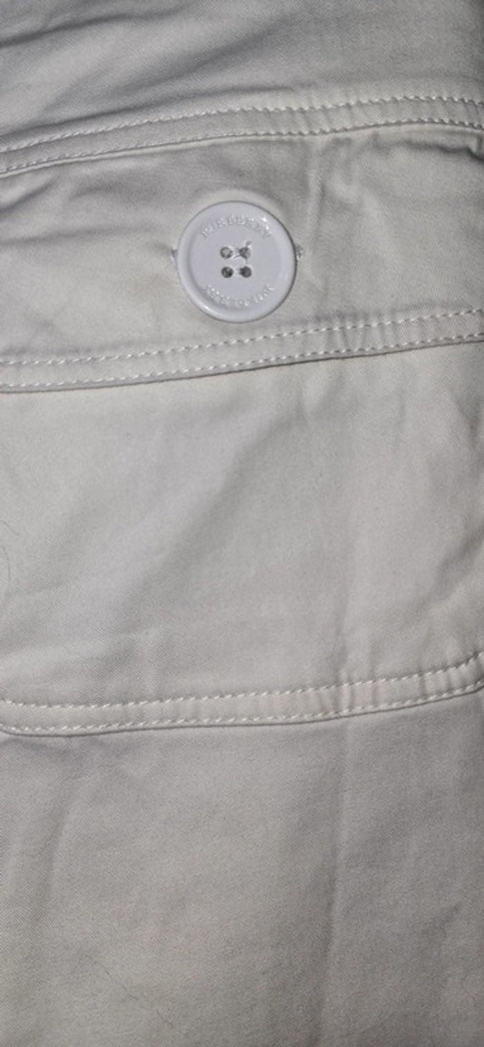 Pantalon Burberry London Blanc avec étiquettes - photo numéro 11