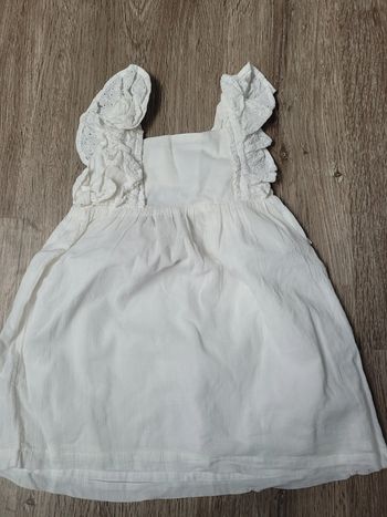Robe blanche 18 mois