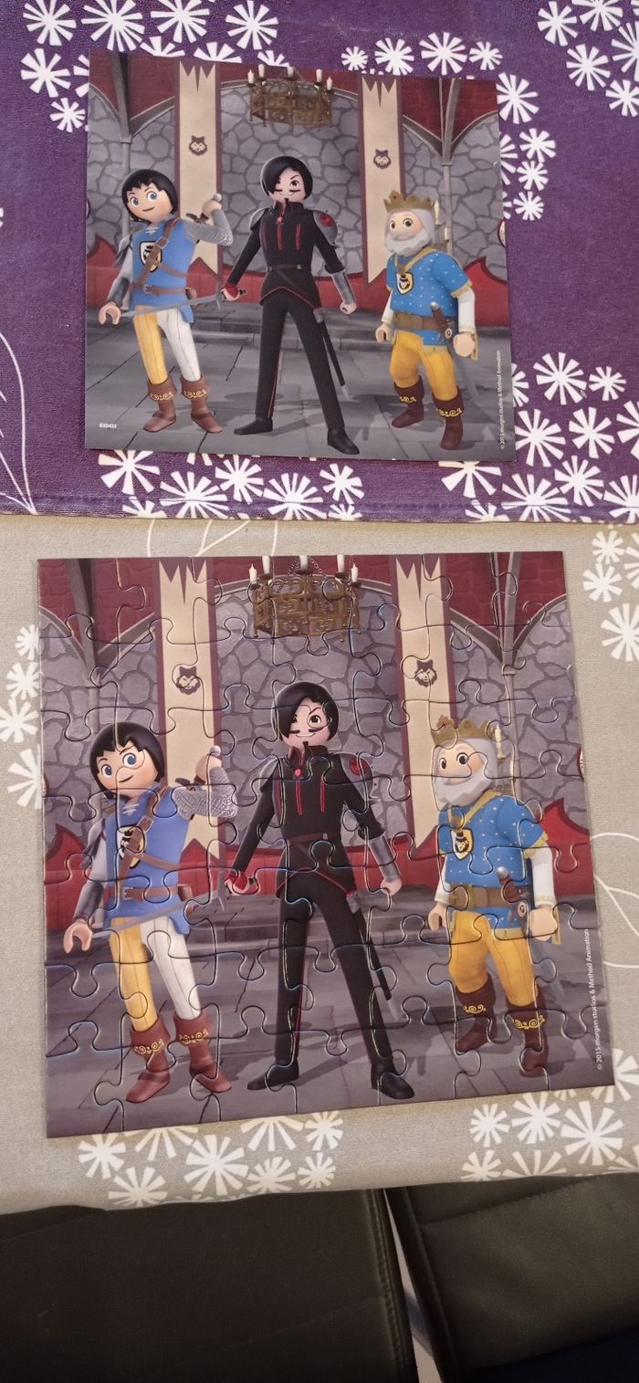 3 puzzles ravensburger playmobil - photo numéro 10