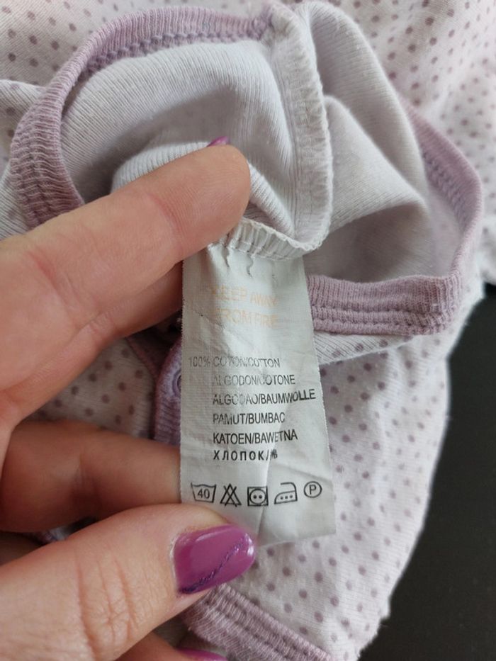 Lot de 4 bodies manches longues 👧 Kitchoun 9mois 💯% coton - photo numéro 12