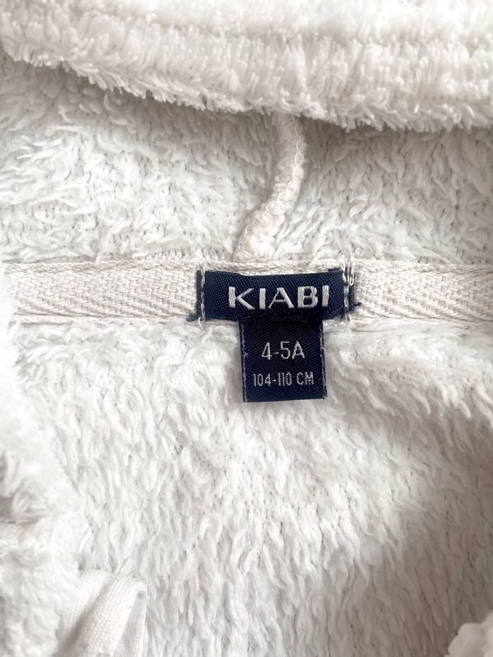 Veste en peluche blanche 4-5 ans (Kiabi) - photo numéro 9