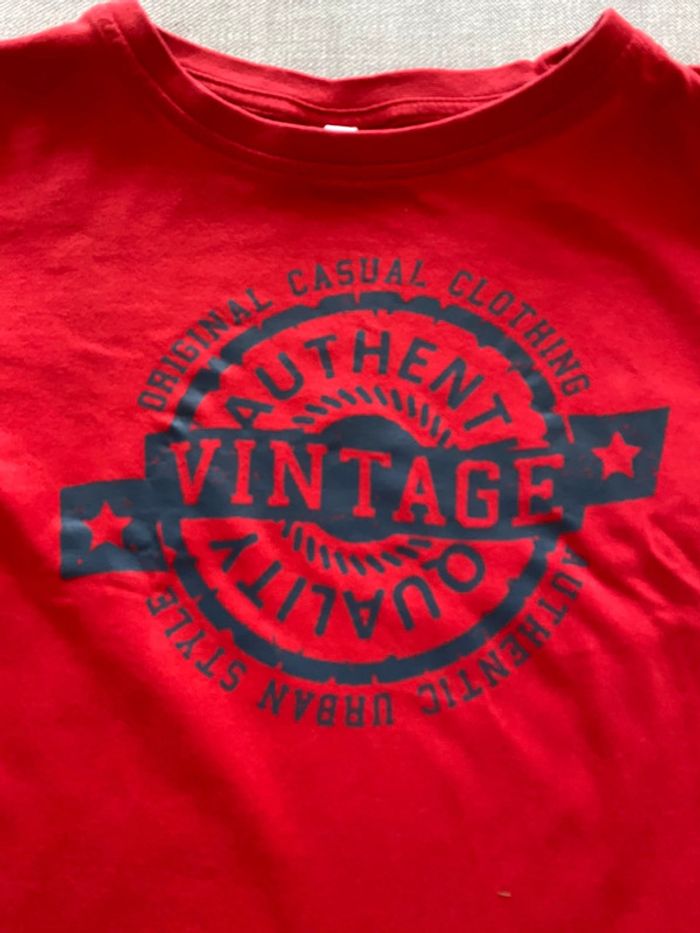 T shirt rouge 6 ans U collection - photo numéro 2