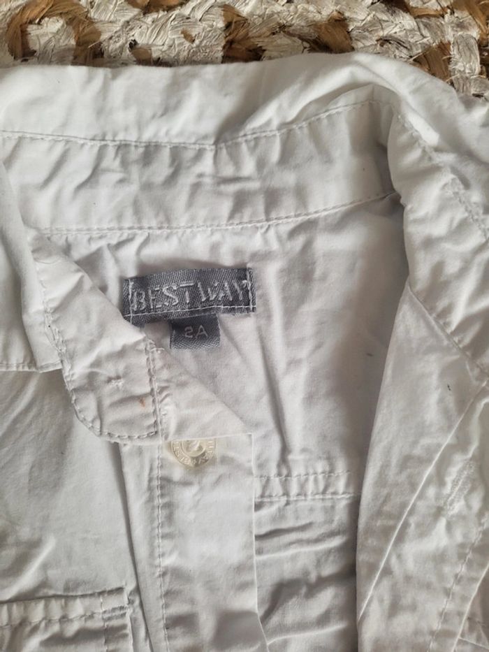 Chemise blanche garçon - photo numéro 2
