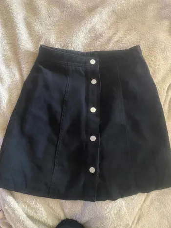 Jupe noire velours