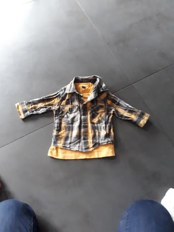Jolie chemise effet double 3 mois