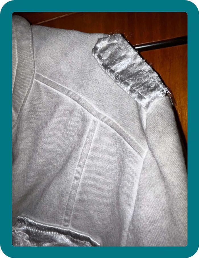 Veste gris clair L/XL Chantal B - photo numéro 5