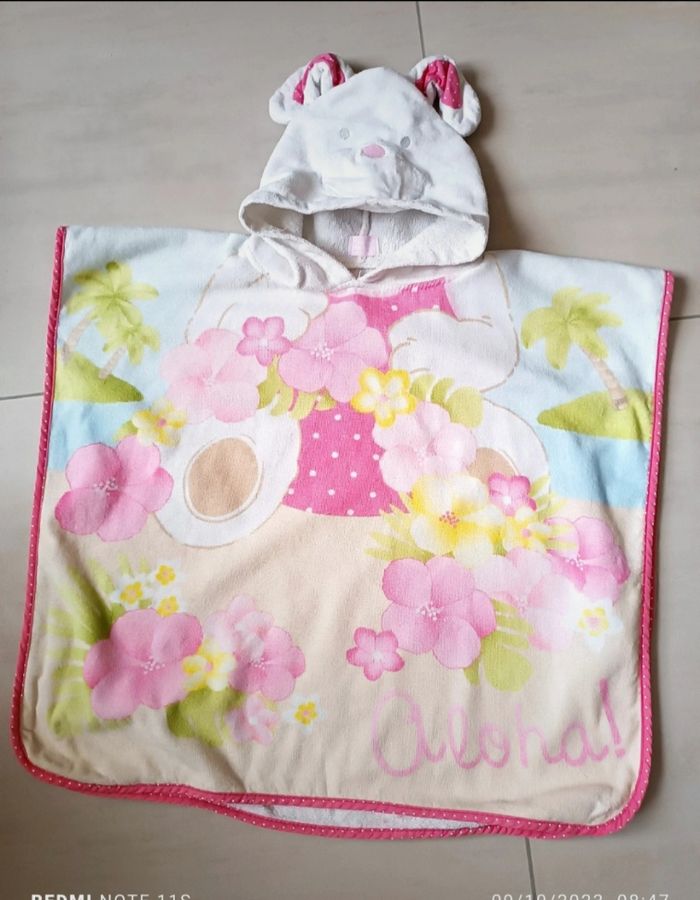 Cap de bain/poncho souris 🐭