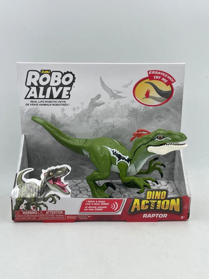 Robo Alive Zuru Dino Action Raptor neuf