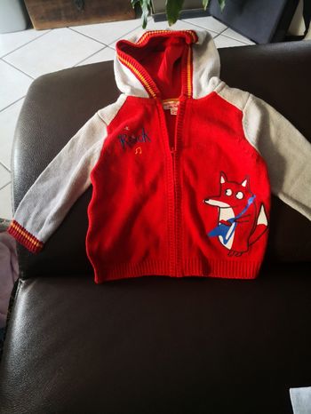 Gilet  à capuche DPAM 9 mois