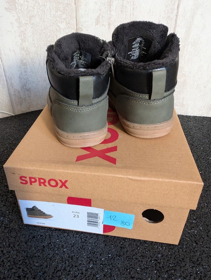 Chaussure enfant SPROX 23 kaki - photo numéro 2