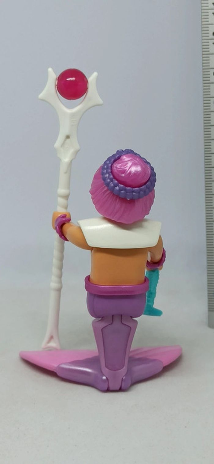 Femme sirène avec petit hippocampe bleu playmobil - photo numéro 3