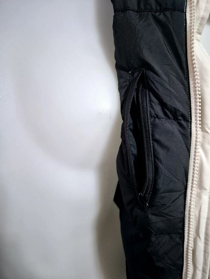 Veste d'Hiver The North Face - Blanc Cassé avec Capuche en Fourrure - photo numéro 8