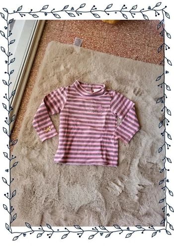 Petit haut col roulé à rayure