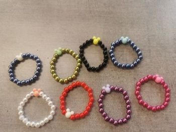 Bracelet perles Mickey