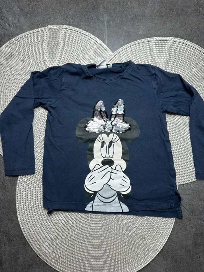 T-shirt Minnie manches longues
